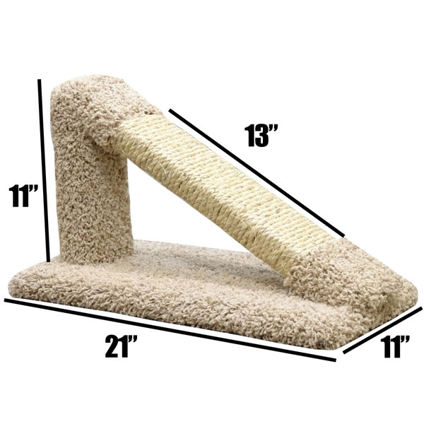 Angled cat 2024 scratching post